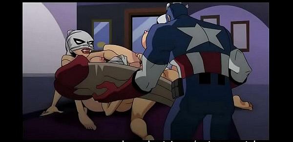  Wonder woman pussy fucked by Captain America